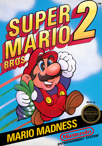 Super Mario Bros. 2 (USA) box art